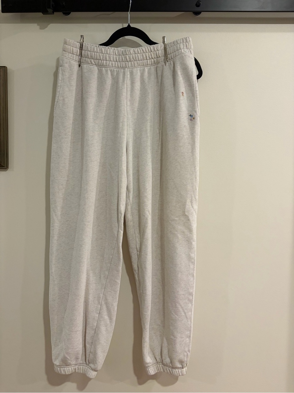 American Eagle Outfitters Cream Sweatpants